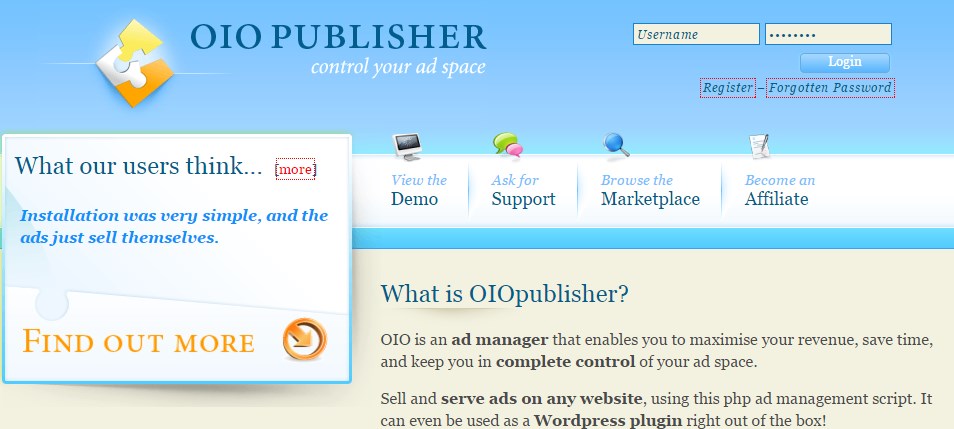 OIO Publisher Ad Manager